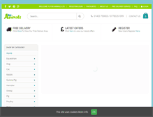 Tablet Screenshot of foranimals.co.uk
